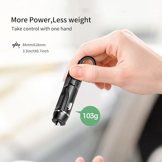 HKY 12V DC Power Cord for N506585 Dewalt Compressor Fit DEWALT Tire Inflator 20V MAX DCC020IB, DCC020IB Type 1 and 2;DCC020IB-CA,Type 1 Air Inflator Car Charging Cable Cord Plug Charger
