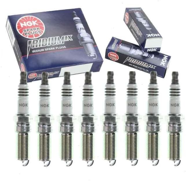 8 pc NGK Iridium IX Spark Plugs compatible with Ford F-150 5.0L V8 2011-17
