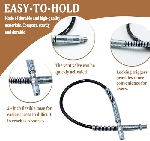Replacement Grease Gun Hose Kit for DEWALT 20V MAX Grease Gun