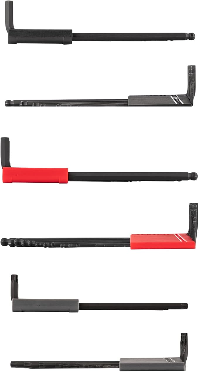 TEKTON Ball End Hex and Star L-Key Set with Holders, 41-Piece (0.050-3/8 in., 1.3-10 mm, T6-T50) | KEY91002
