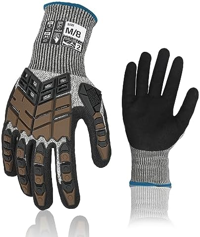 Safety Work Gloves,Impact Gloves for Men Women,Cut Resistant