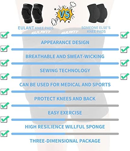Volleyball Knee Pad for Men,Thicken Anti-Collision Protection Knee Pads