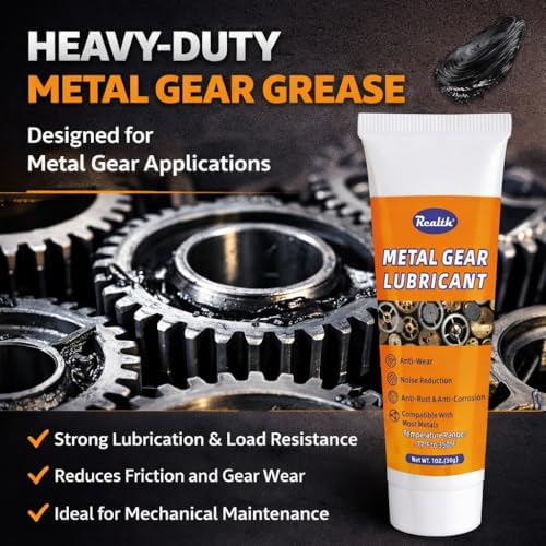 Metal Gear Grease Anti-Wear Rust Resistant 1 oz, 2 Pack