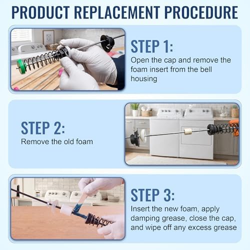 8.8 oz (250g) Washing Machine Damping Grease with 32 Foam Inserts