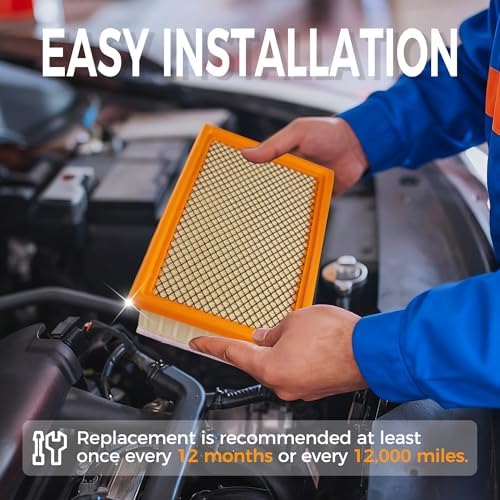 Engine Air Filter & Cabin Air Filter Combo Fits Toyota Tacoma V6 3.5L 2016-2023 - Not for 2.7L - CF10374 & CA11895