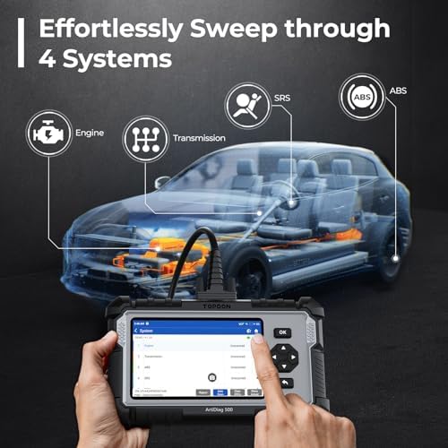 TOPDON AD500 Car Diagnostic Scanner, Engine ABS SRS Transmission Scan Tool