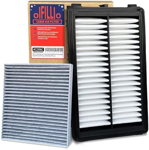 (Non-Hybrid) Engine Cabin Air Filter Kit for Tucson &Santa Cruz(2022-26)