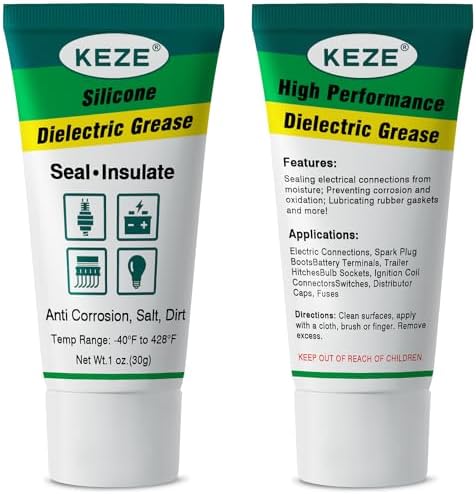 Keze Dielectric Grease for Electrical Connectors Spark Plug Automotive