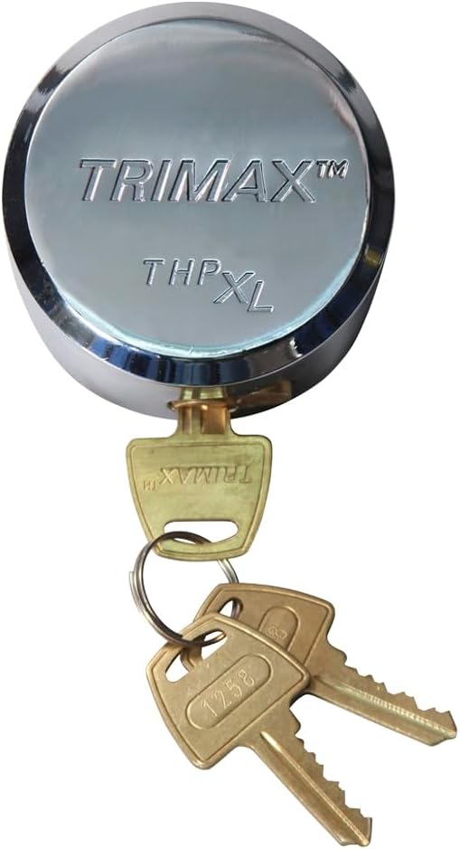 THPXL Hockey Puck Door Lock – Universal Fit Padlock with Internal Shackle – Re-Keyable High-Security Lock for Commercial Doors, Trailers & Gates