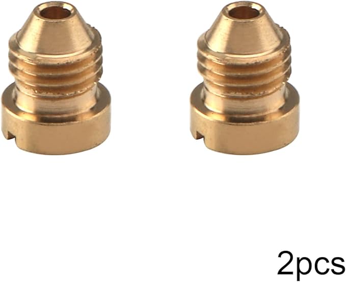 MroMax 2Pcs 1.25mm Foam Orifice Nozzle Tip, Brass Universal Thread Tips for Snow Foam Lance