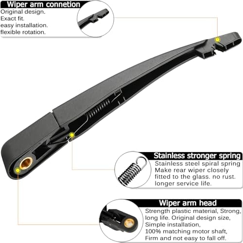 Rear Wiper Arm Blade Replacement for Ford Escape Flex Lincoln MKT