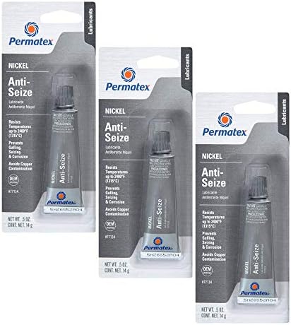 Permatex 77134 Nickel Anti-Seize Lubricant, 0.5 oz Tube -3 Pack