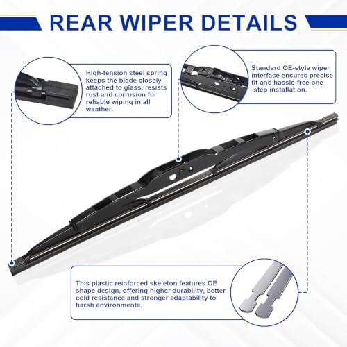 KAIYI 3 Windshield Wipers Compatible with Mazda Tribute 2001-2004