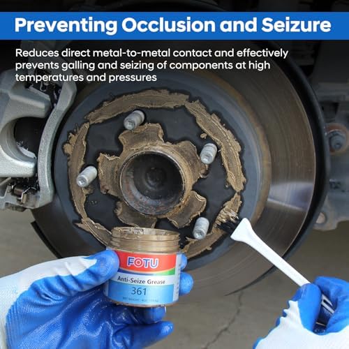 FOTU 361 Copper Anti‑Seize Grease,High Temp for Bolts,Nuts & Thread Parts