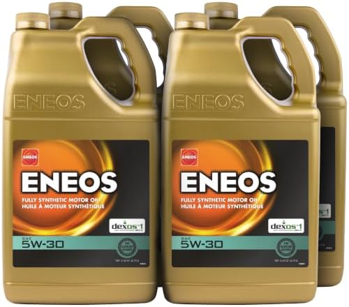 ENEOS 5W-30 Fully Synthetic Motor Oil, API SQ, dexos1 Gen3, 4x5 Qt