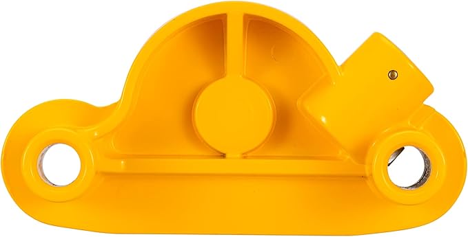 TOPSHINE Trailer Hitch Lock Universal Ball Tow Coupler Security Lock Anti-Theft Fits 1-7/8", 2", and 2-5/16" Couplers, Heavy Duty Steel for Towing Trailers Caravans, Yellow