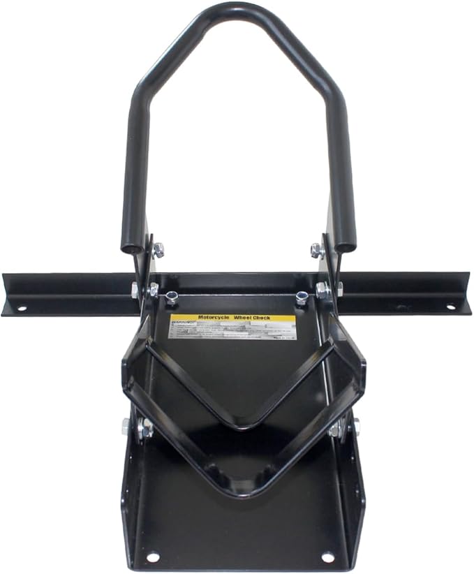 MaxxHaul 80077 Standard Motorcycle Wheel Chock with Pivoting Cradle