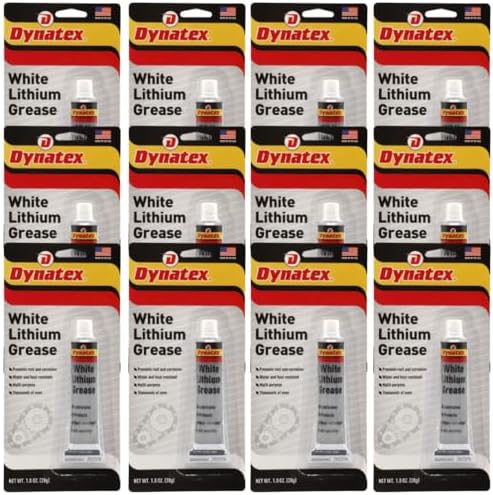 Dynatex White Lithium Grease 1 oz Tube (12 Pack)