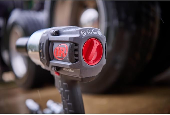 Ingersoll Rand W8191-K2 1" 20V Cordless Impact Wrench 2 Battery Kit, 2000 ft-lb Torque, Friction Ring Thru-hole, Pistol