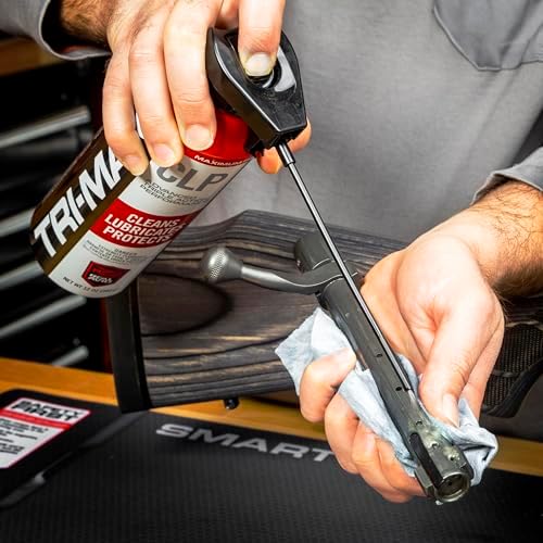 Real Avid Tri-Max 12oz CLP Gun Cleaning Oil - Long Lasting Gun Cleaner Spray w/Two-Position Nozzle Straw Excels in Extreme Temperatures