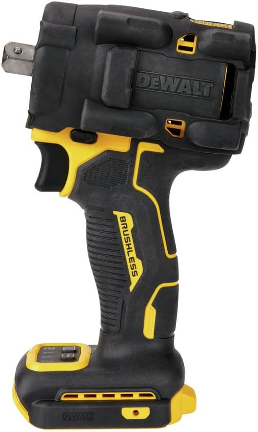 DEWALT ATOMIC 20V MAX* 1/2 in. Cordless Impact Wrench with Detent Pin Anvil (Tool Only) (DCF922B)