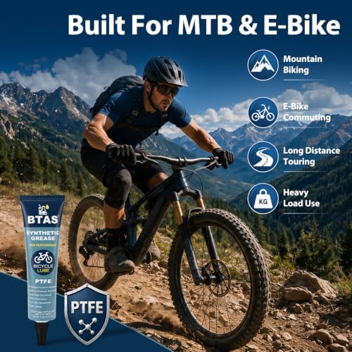 BTAS High Performance Extreme Pressure Synthetic Bike Grease with PTFE 4oz