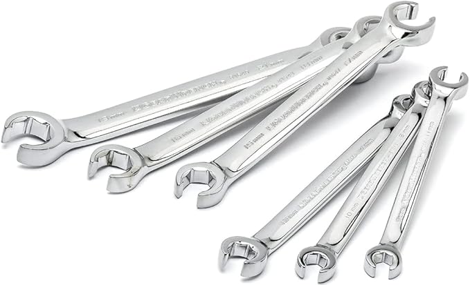 GEARWRENCH 6 Pc. Flare Nut Wrench Set, Metric - 81906