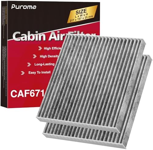 Puroma Cabin Air Filter Activated Carbon for CF11671 6090C Jeep Mazda CX-7