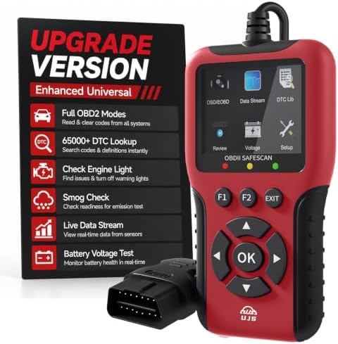 Safescan OBD2 Scanner Enhanced Universal, Car Diagnostic Tool(Red)