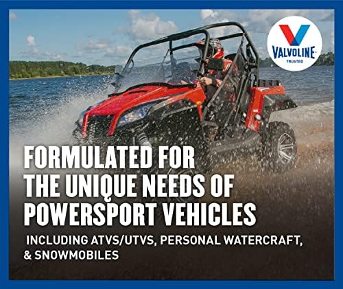 Valvoline 4-Stroke Powersport Full Synthetic Motor Oil 1 QT (Pack of 3)