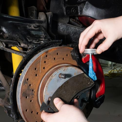 AGS Automotive Solutions Brush Top Can Ceramic-Glyde Silicone Brake Lubricant, 4oz, Compatible with Ceramic and Metallic Brake Pads, Noise Reduction Technology