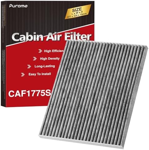 Puroma Cabin Air Filter Activated Carbon for CF11775 Ford Lincoln CAF1908P
