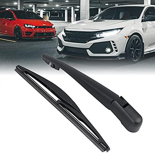 X AUTOHAUX Rear Windshield Wiper Blade Arm Set for Suzuki Swift 05-18
