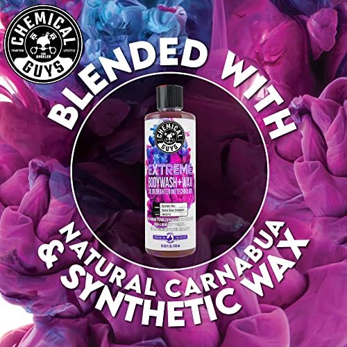 Chemical Guys CWS207 Extreme Bodywash Foaming Car Wash Soap & Refill Kit, 2 Bottles - (1) 16 oz and (1) Gallon (Works with Foam Cannons, Foam Guns or Bucket Washes) 144 oz
