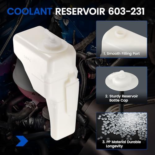603-231 Engine Coolant Reservoir Tank for Honda Civic 92-97