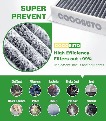 Engine & Cabin Air Filter Kit for Lexus ES350 (2019-2025)