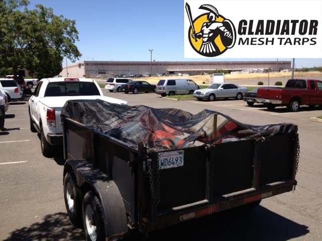Gladiator Cargo Net - RipProof Mesh Cargo Tarp - Small - 4.75' x 6' (SMT-100)