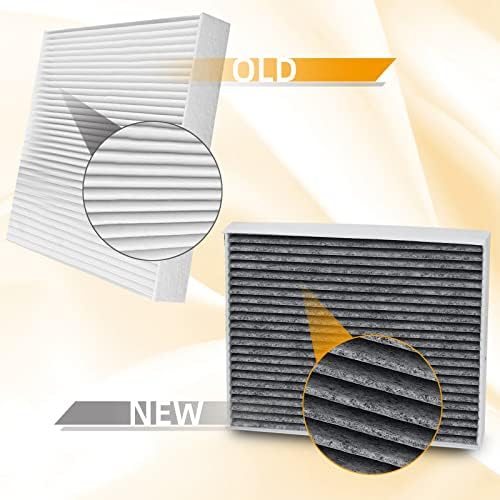 FL3Z19N619A(CF12150) Cabin Air Filter w/Activated Carbon Compatible with Ford F-150 2015-2025, F-250 Super Duty/F-350 Super Duty/F-450 Super Duty/F-550 Super Duty 2017-2025, EXPEDITION 2018-2024.