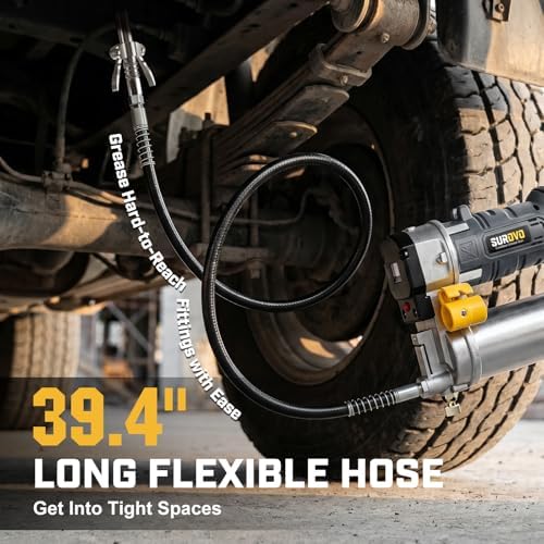 Cordless Grease Gun Compatible with Dewalt 20V Battery (Bare Tool)