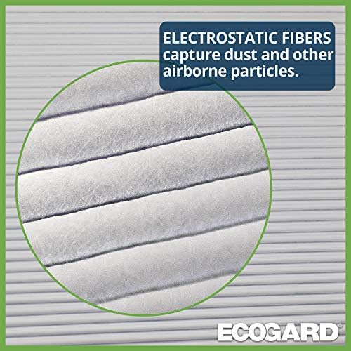 ECOGARD XC10434 Cabin Air Filter Fits 2015-2025 Nissan X-Trail,2016-2024 Renault Koleos,2022-2024 Logan,2014-2020 Nissan Rogue,2017-2022 Rogue Sport,2017-2023 Qashqai,(Pack of 6)