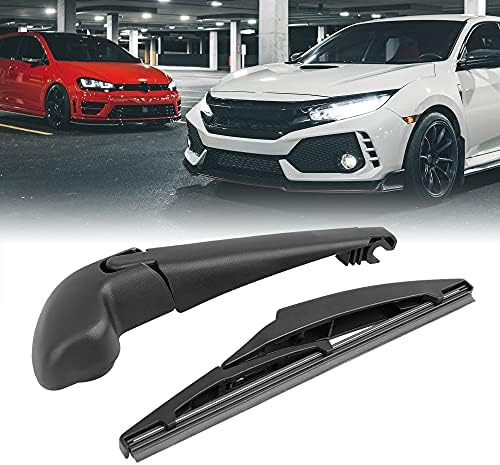 X AUTOHAUX Rear Windshield Wiper Blade Arm Set for Lexus CT200h 11-17