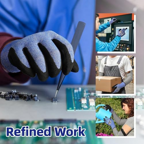 Schwer 2 Pairs A4 AIR-SKIN Cut Resistant Work Gloves, AR3900, XL