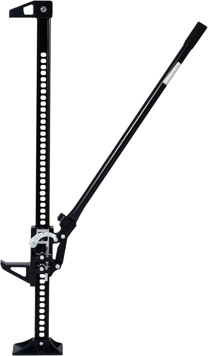 GarveeTech 48" Farm Jack, 3 Ton Capacity Ratcheting Off Road, Utility Heavy-Duty F-arm J-ack for Tractor, Truck, SUV, Lift Height 5.12-41.14 inches