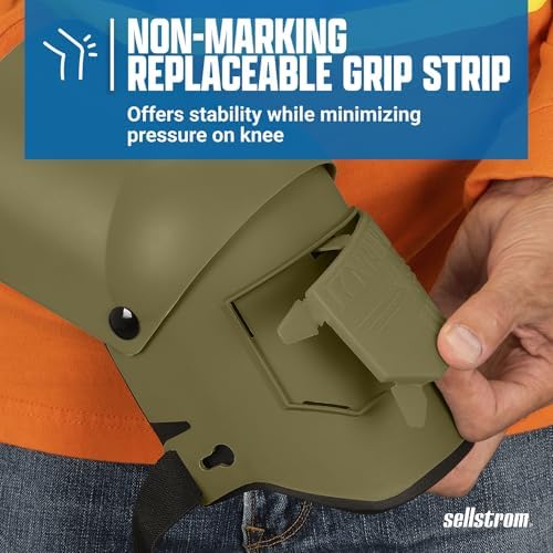 Sellstrom KneePro Professional Construction Kneepads for Work - Men & Women