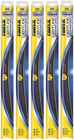 Rain-X 5079282-2-5PK Latitude 2-IN-1 Water Repellency Wiper Blade, 28" (Pack of 5)