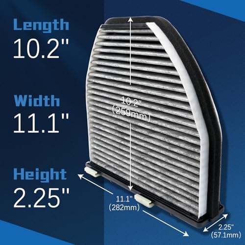 CUK29005 Cabin Air Filter for 2008-2024 C250/C300/C350/E350/GLK350/C-Class/E-Class/GLK/CLS/CL/SL/SLS/AMG GT and More