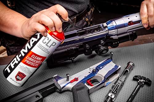 Real Avid Tri-Max 12oz CLP Gun Cleaning Oil - Long Lasting Gun Cleaner Spray w/Two-Position Nozzle Straw Excels in Extreme Temperatures