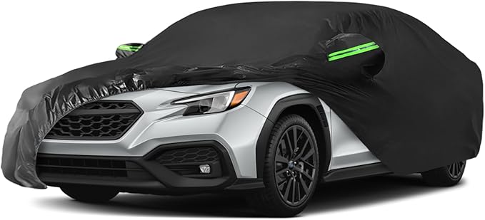 Proadsy Car Cover Custom Fit for Subaru WRX 2008-2025 2026, Waterproof All Weather for Automobiles, Full Exterior Cover Rain Snow Sun Protector Indoor Outdoor Car Cover