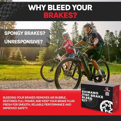 BleedZone Mineral Oil Brake Bleeder Kit Compatible with Shimano Road, 60ml