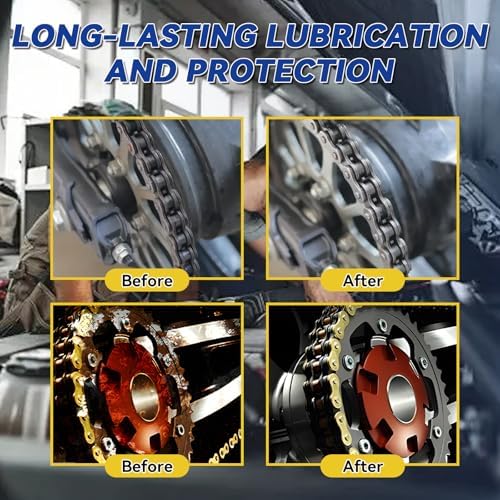 White Lithium Grease, Multi-Purpose Lubricant Lithium Grease Tube with Brush, Garage Door Lubricant for Hinges, Bearings, Gears,Track Rail, Ideal for Marine, Automotive, Industrial